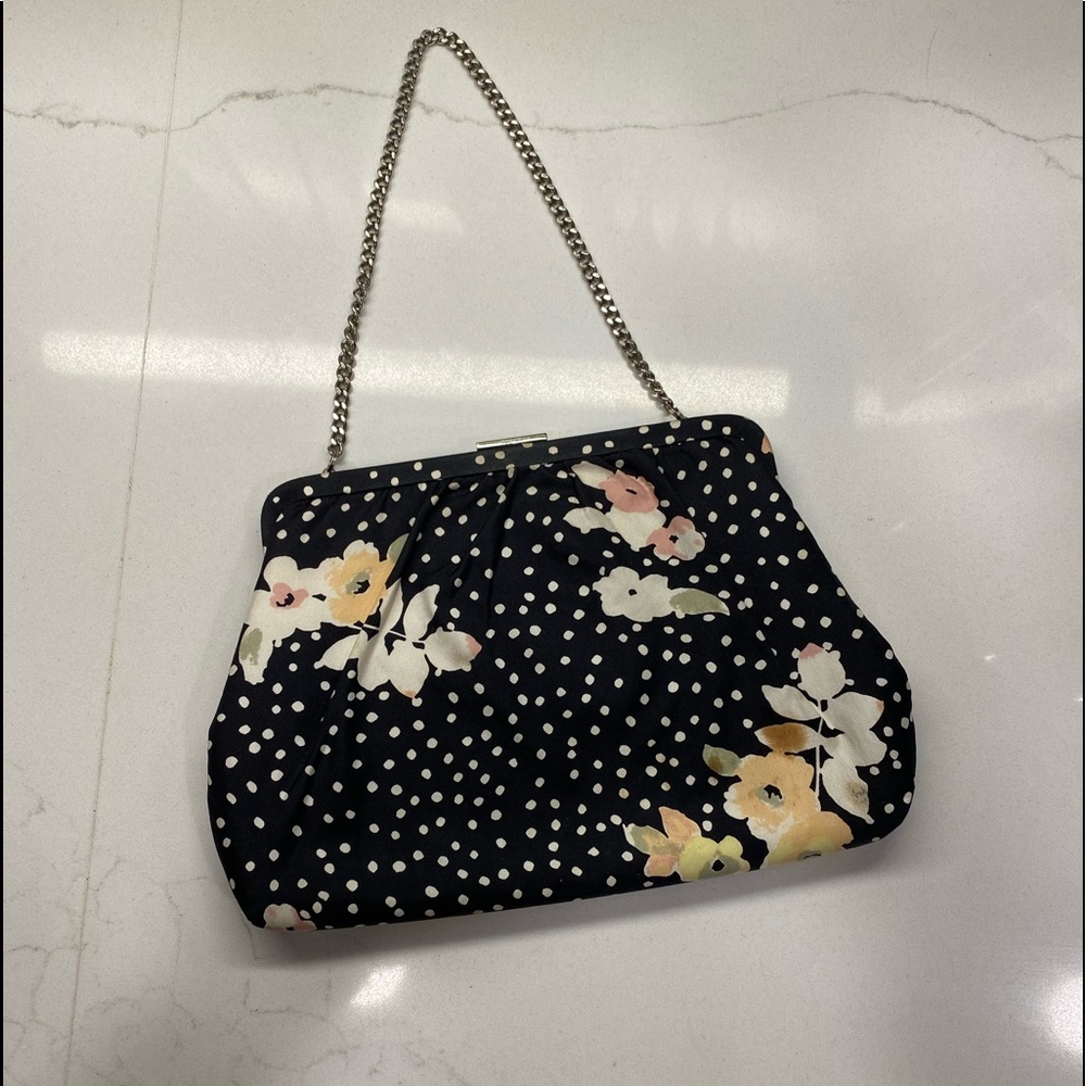 90’s vintage Banana Republic silk handbag